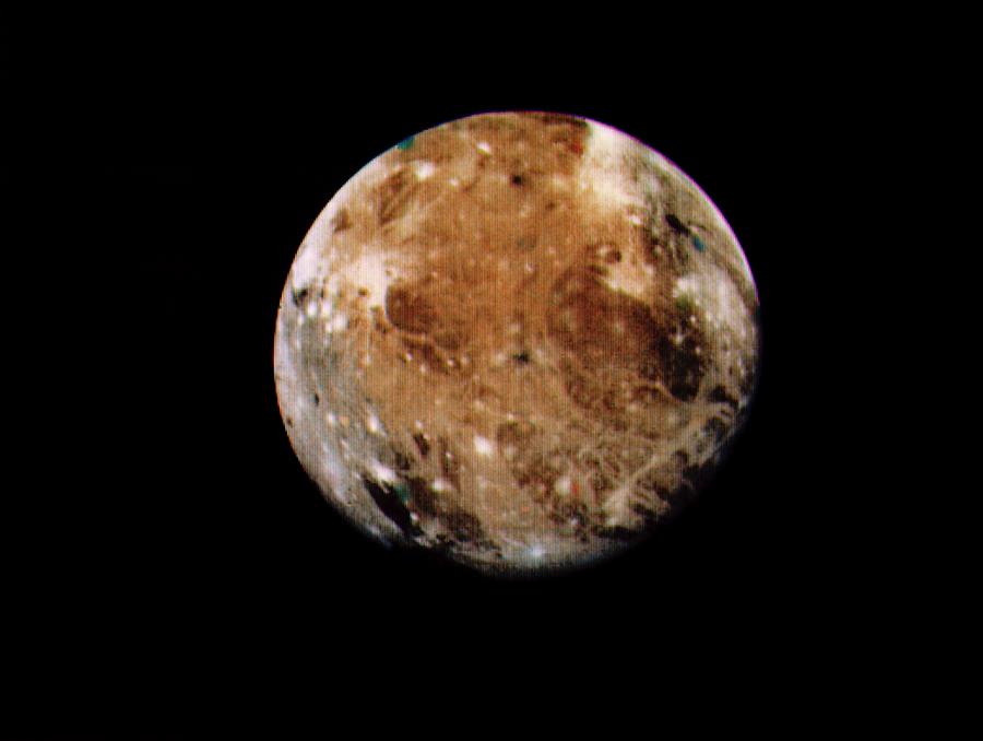 Voyager 1 Photo Of Ganymede Photograph by Nasa/science Photo Library