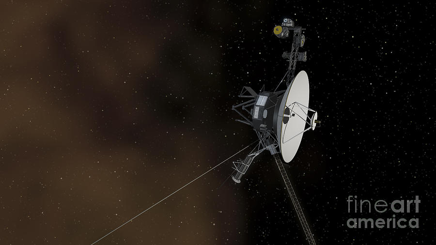 Voyager 1 Spacecraft Entering Digital Art by Stocktrek Images