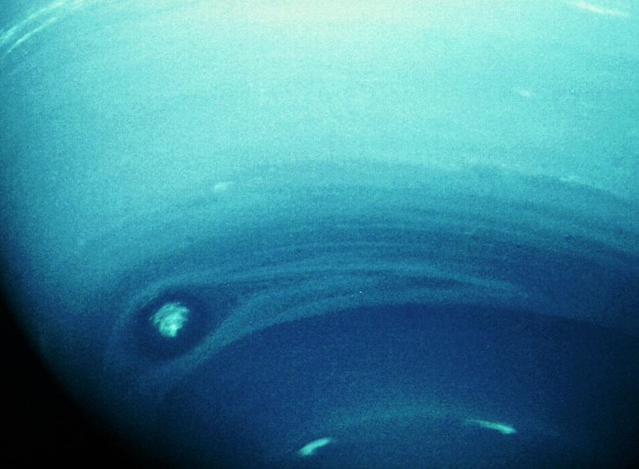 Voyager 2 Image Of Planet Neptune Photograph by Nasa/science Photo Library