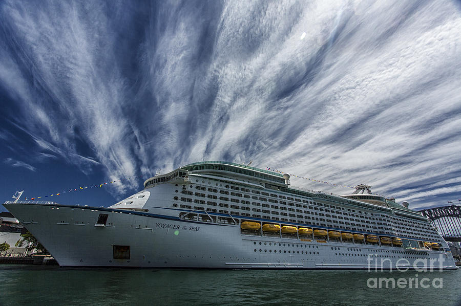 Boat Photograph - Voyager of the Seas by Sheila Smart Fine Art Photography