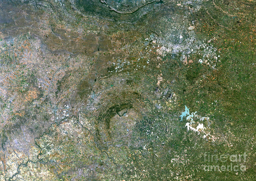 Vredefort Crater, South Africa Photograph by Planet Observer
