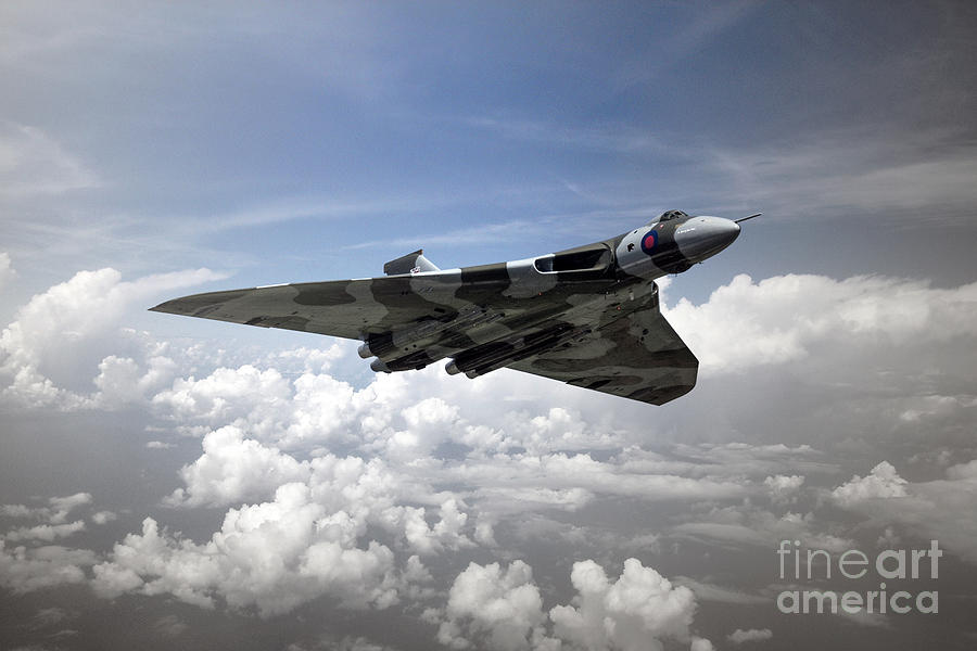 Vulcan Airborne Digital Art by Airpower Art