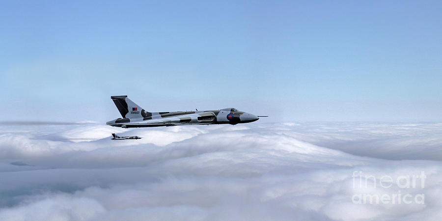 Vulcan Bombers Digital Art by Airpower Art