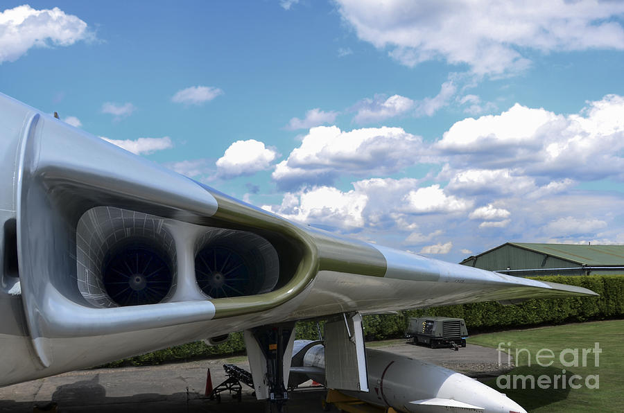 Vulcan wing Photograph by Steev Stamford