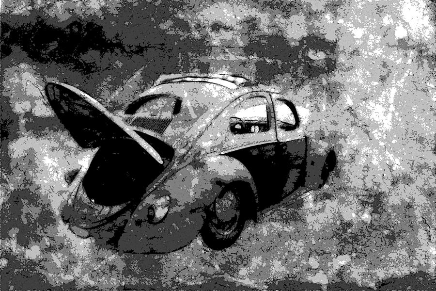 VW Beetle Cutout Photograph by Athena Mckinzie