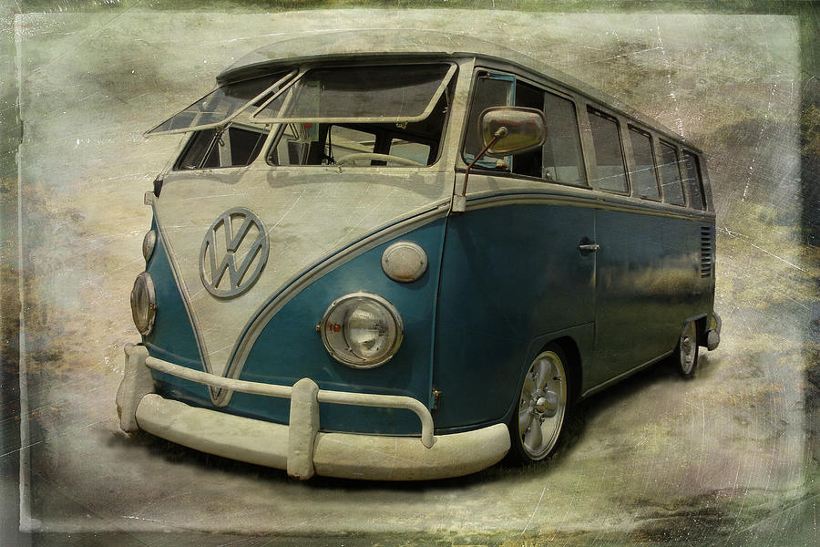 Transportation Photograph - VW Bus On Display by Athena Mckinzie