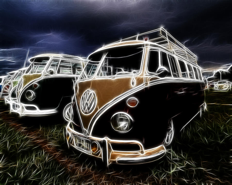 VW Bus Show Photograph by Steve McKinzie
