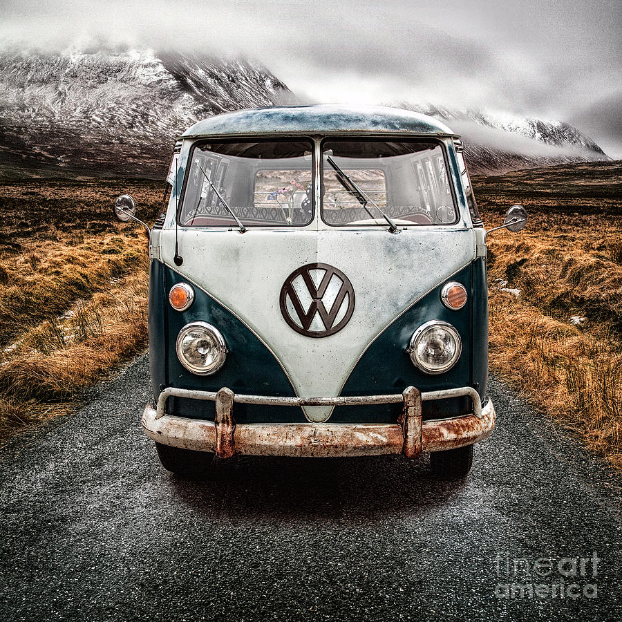 James Bond Photograph - VW in Glen Etive by John Farnan