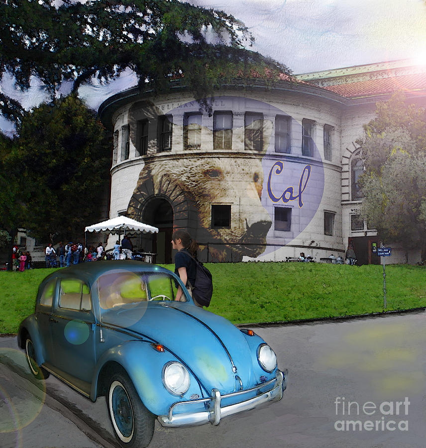 VW - UC Berkeley Digital Art by Lisa Redfern