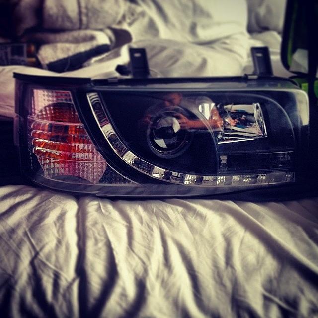 Cool Photograph - #vw #vwt4 #headlights #rhd #led #audi by Christopher Wiltshire