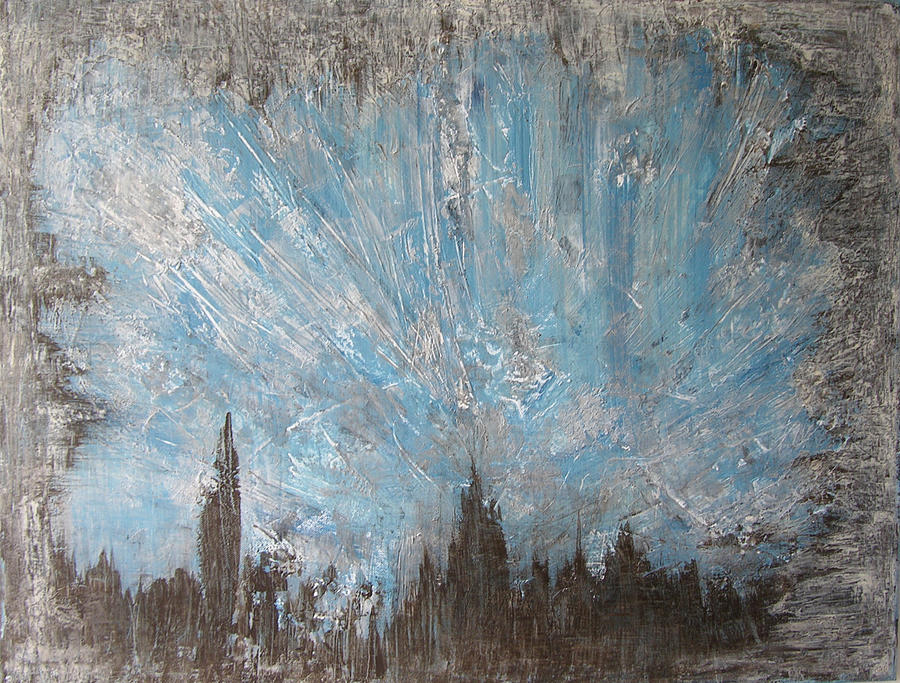 W2 - smog Painting by KUNST MIT HERZ Art with heart