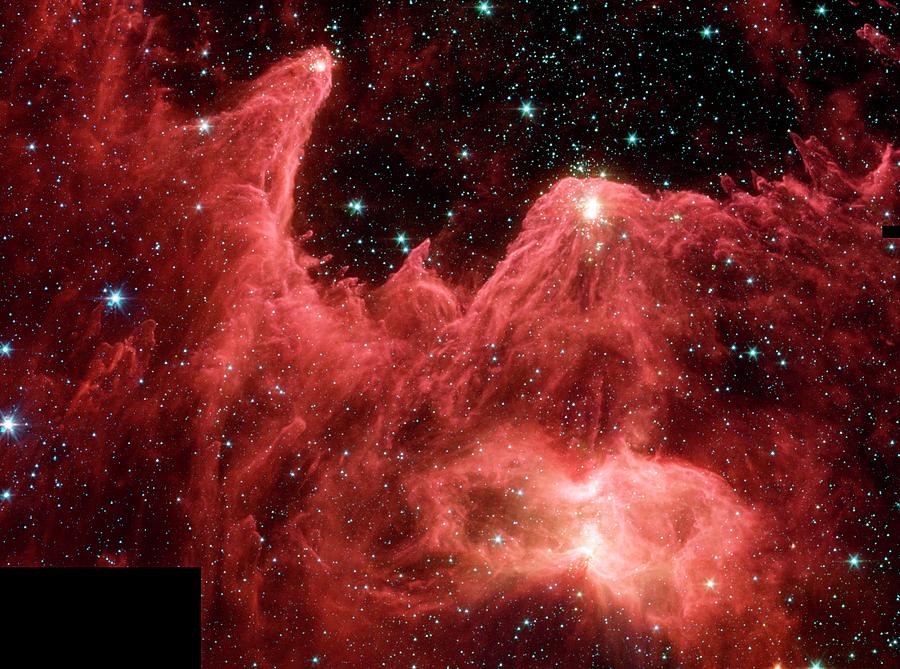 W5 Star-forming Region Photograph by Jpl-caltech/l. Allen (harvard-smithsonian Cfa) /nasa/science Photo Library