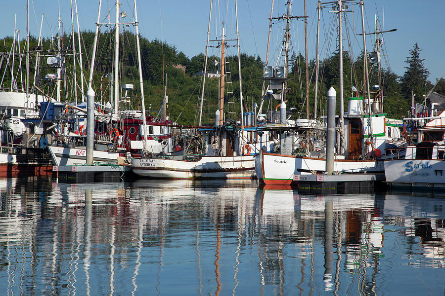 Wa, Ilwaco, Fishing Boats At Port Photograph by Jamie and Judy Wild