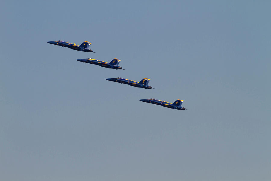 Seattle Photograph - Wa, Seattle, The Blue Angels by Jamie and Judy Wild