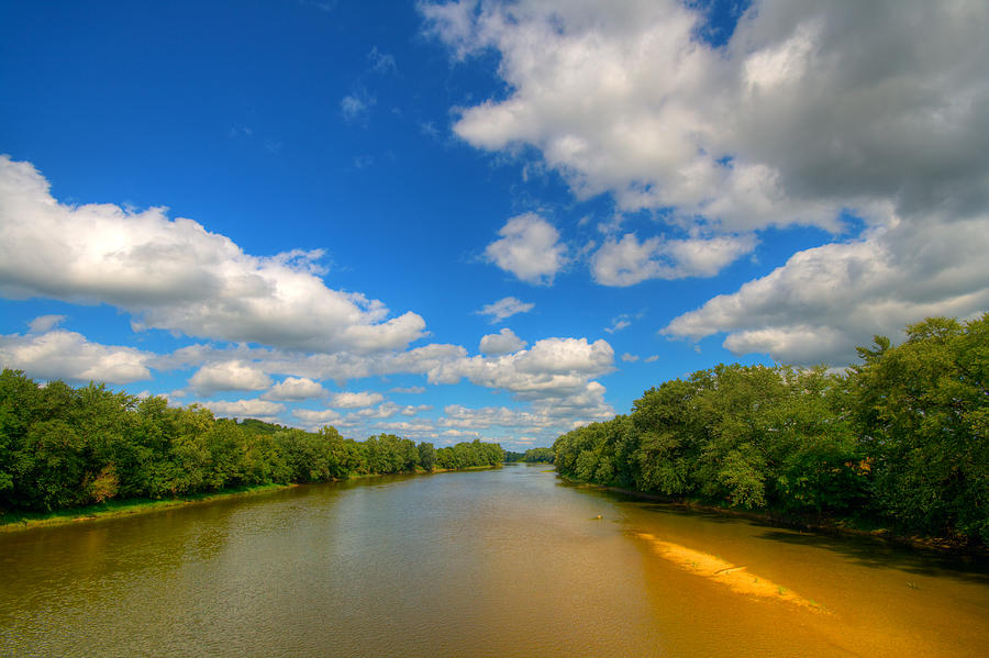 Summer Photograph - Wabash River by Alexey Stiop