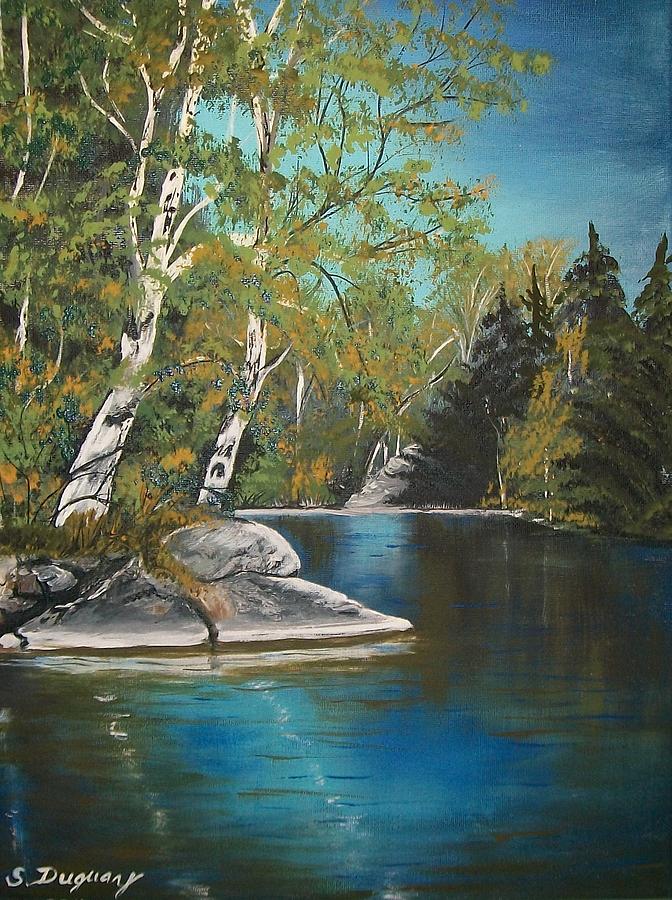 Wabigoon Lake Painting by Sharon Duguay