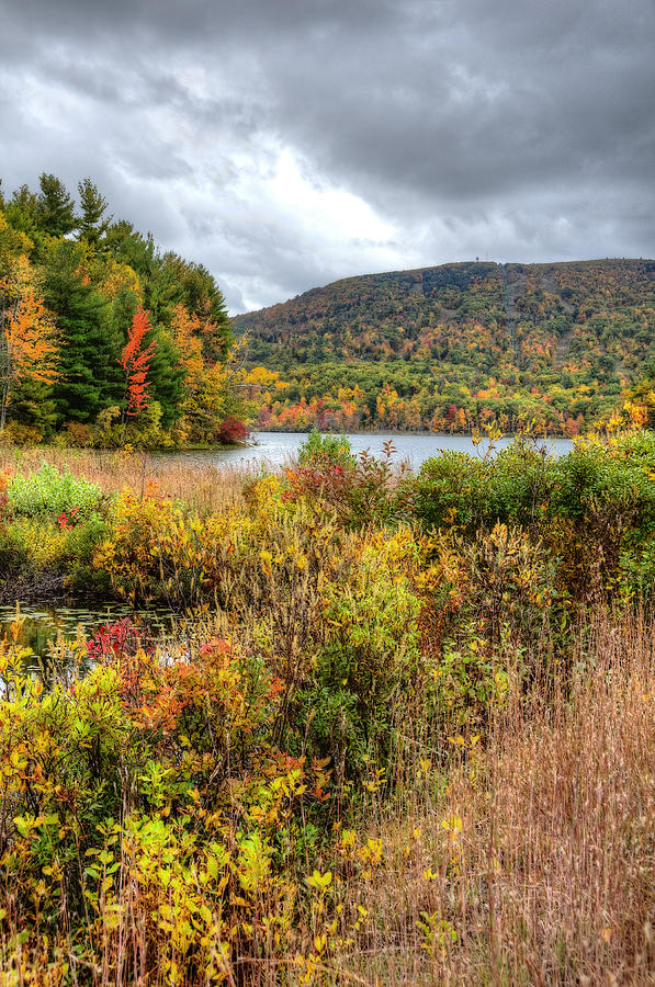 Wachusett Mt. in Autumn Photograph by Donna Doherty