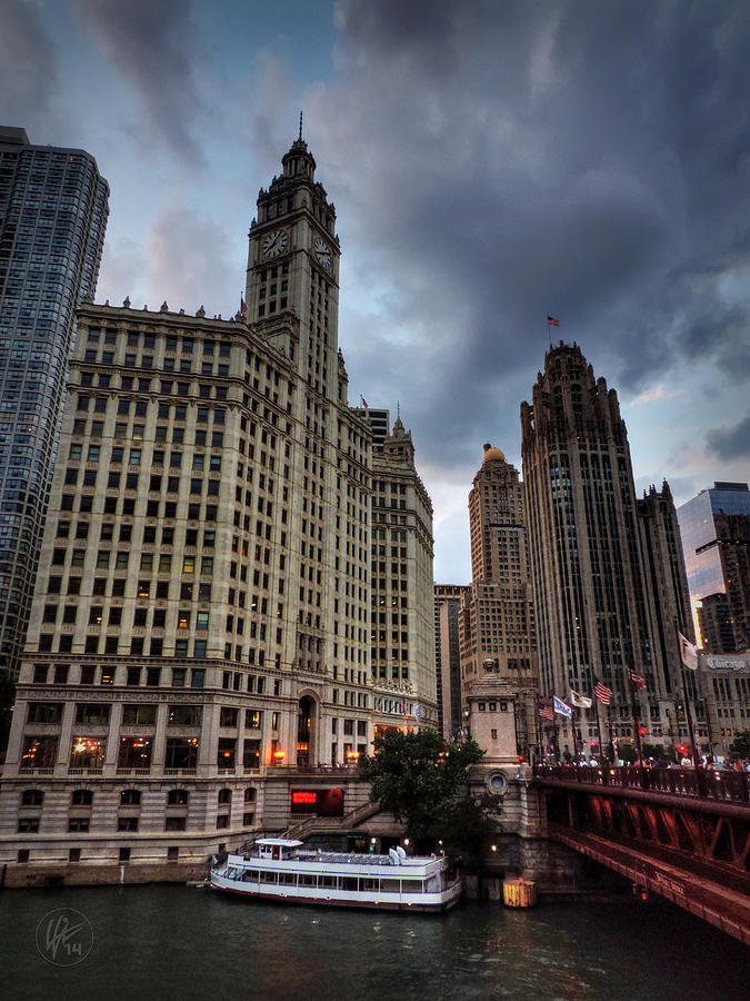 Chicago Photograph - Wacker - Michigan Historic District of Chicago 002 by Lance Vaughn