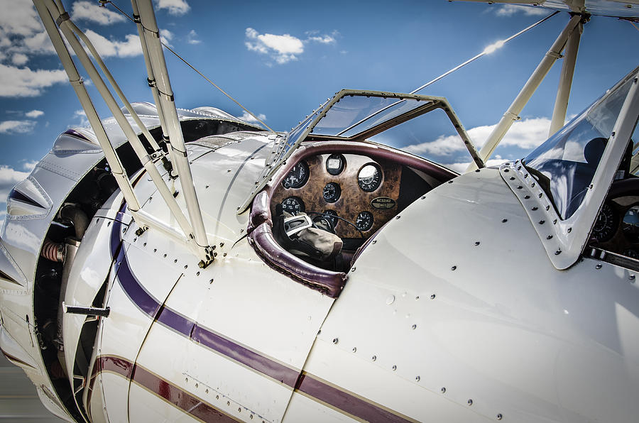 Waco Biplane Photograph by Bradley Clay