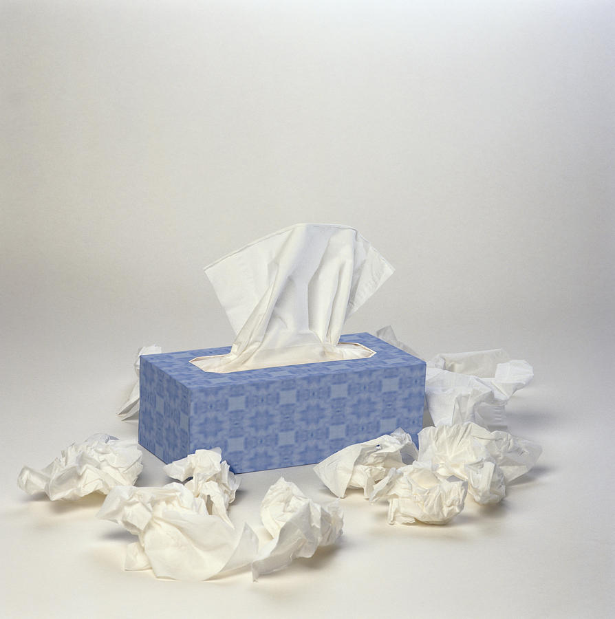 Wadded Tissues around Box Photograph by Spike Mafford