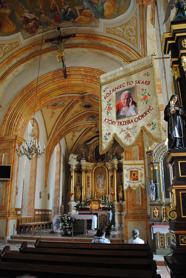 Wadowice Basilica John Paul II baptized here Photograph by Jacqueline M Lewis