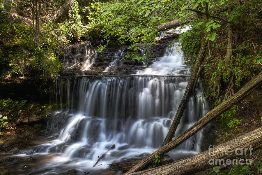 Wagner Falls Photograph by Scott Wood