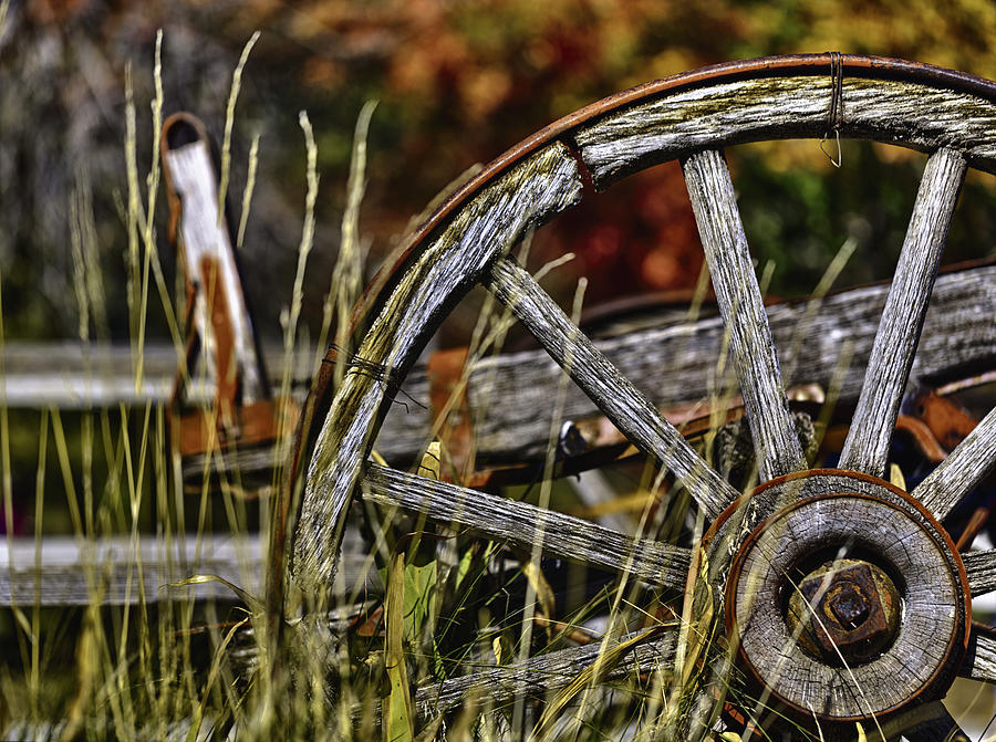 Fall Photograph - Wagon Down by Scott Campbell