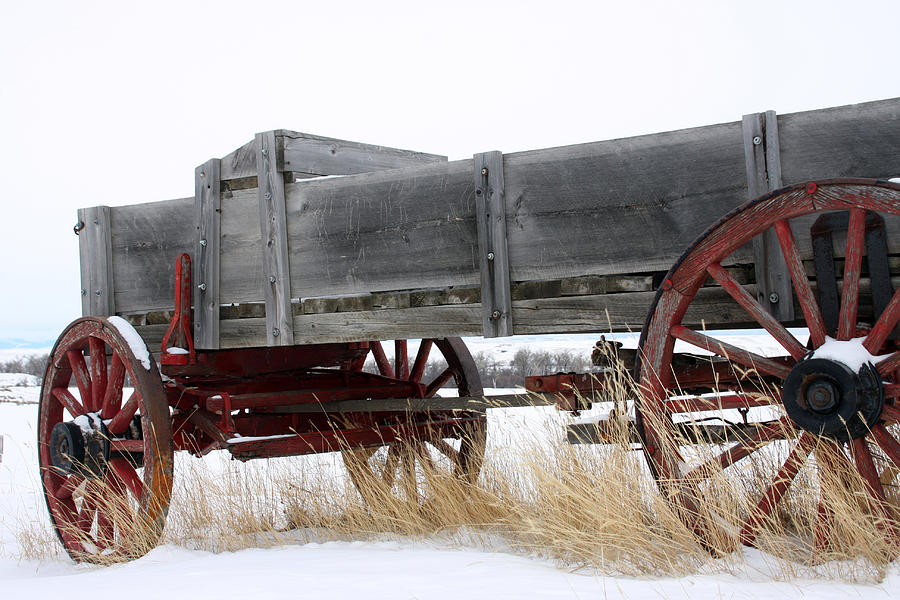 Wagon in Winter Photograph by Joseph Schofield | Fine Art America