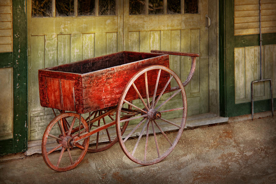 Wagon - That Old Red Wagon by Mike Savad