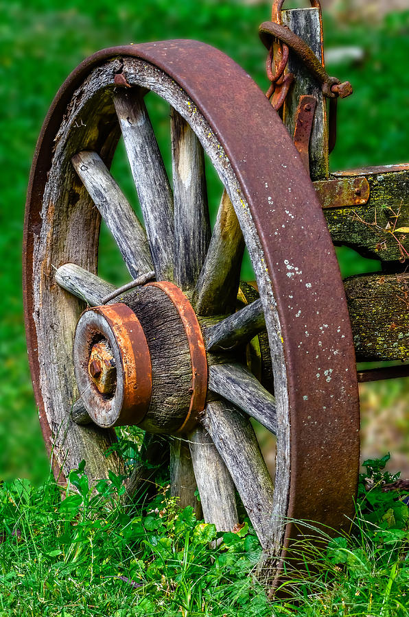 Wagon Wheel Photograph by Brian Stevens