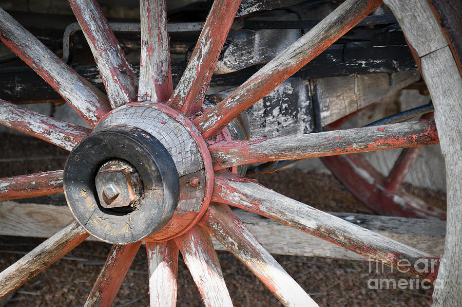 Wagon Wheel Photograph by Cheryl McClure