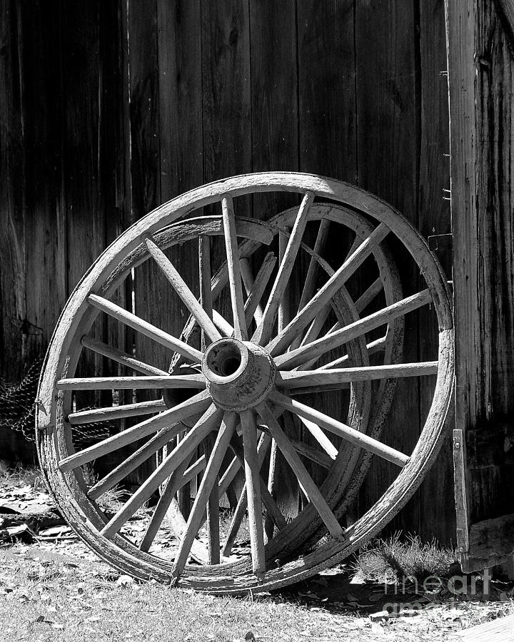 Wagon Wheel Photograph by Judi Bagwell