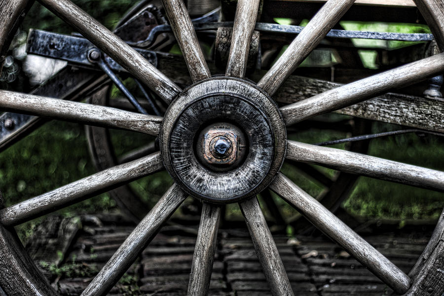 Wagon Wheel Photograph by Scott Wood