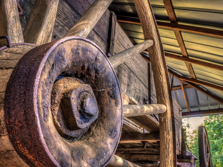 Architecture Photograph - Wagon Wheels by Travelers Pics