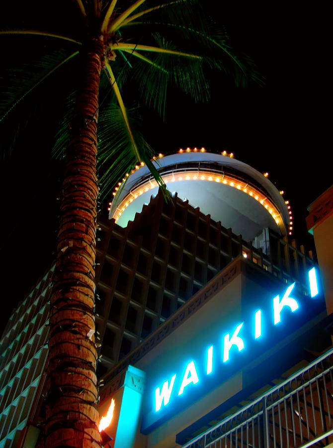 Waikiki Nightlife Photograph by Kara  Stewart