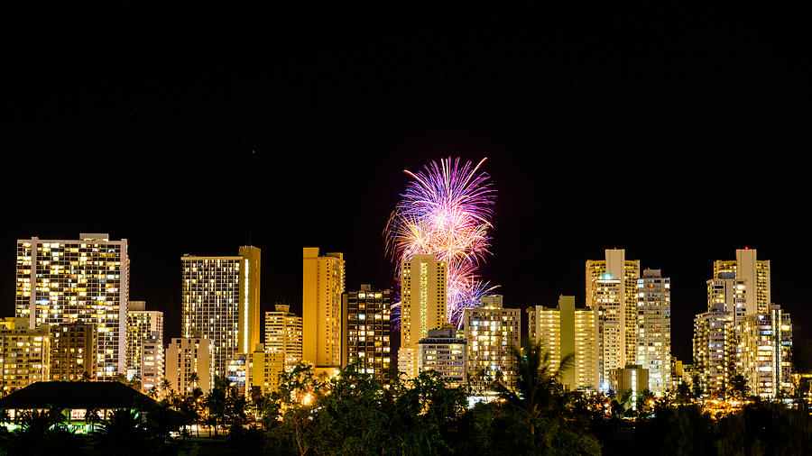 Honolulu Photograph - Waikiki Party 4 by Jason Chu