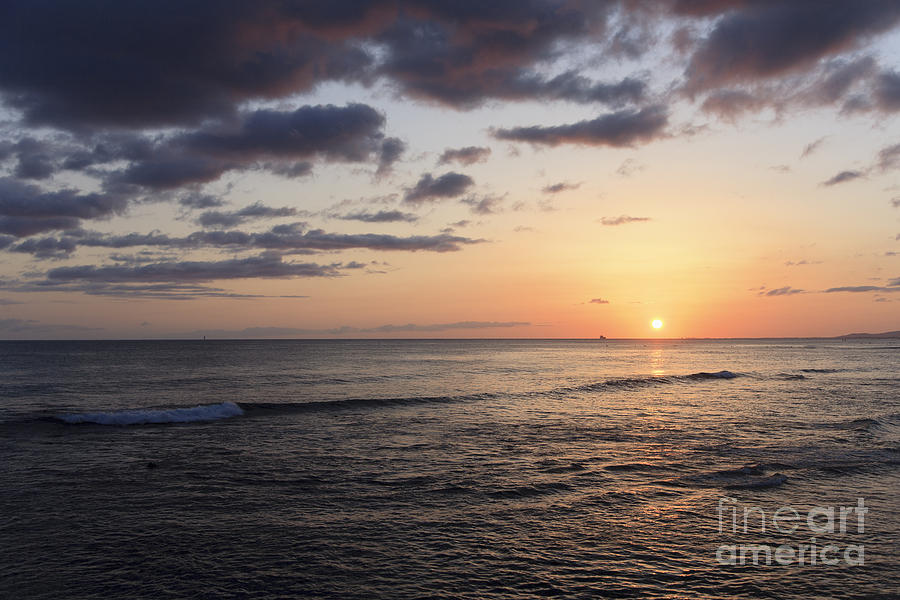 Waikiki Sunset Photograph by Brandon Tabiolo