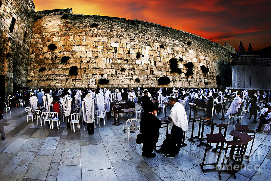 Wailing Wall Old City Jerusalem Photograph by Dan Yeger