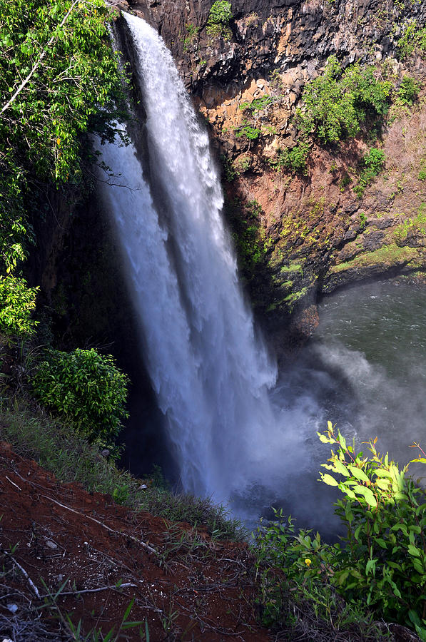 Wailua Falls  Kauai Photograph by Caroline Stella