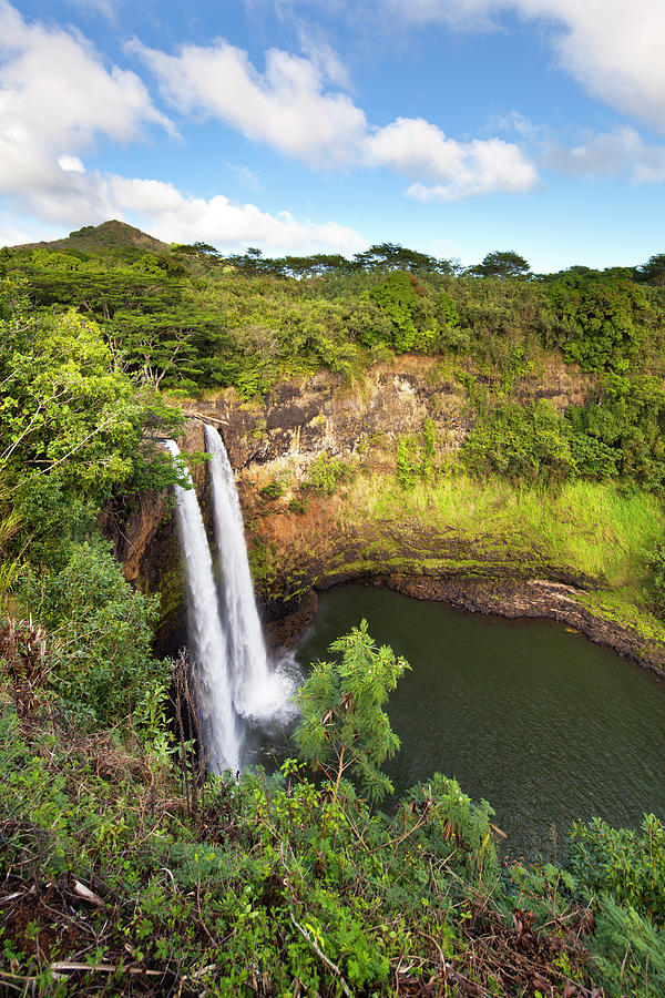 Wailua Falls, Kauai Photograph by Michaelutech