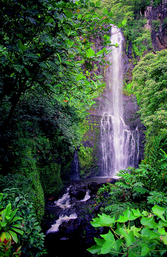 Wailua Falls Maui Photograph by Kevin Smith - Fine Art America