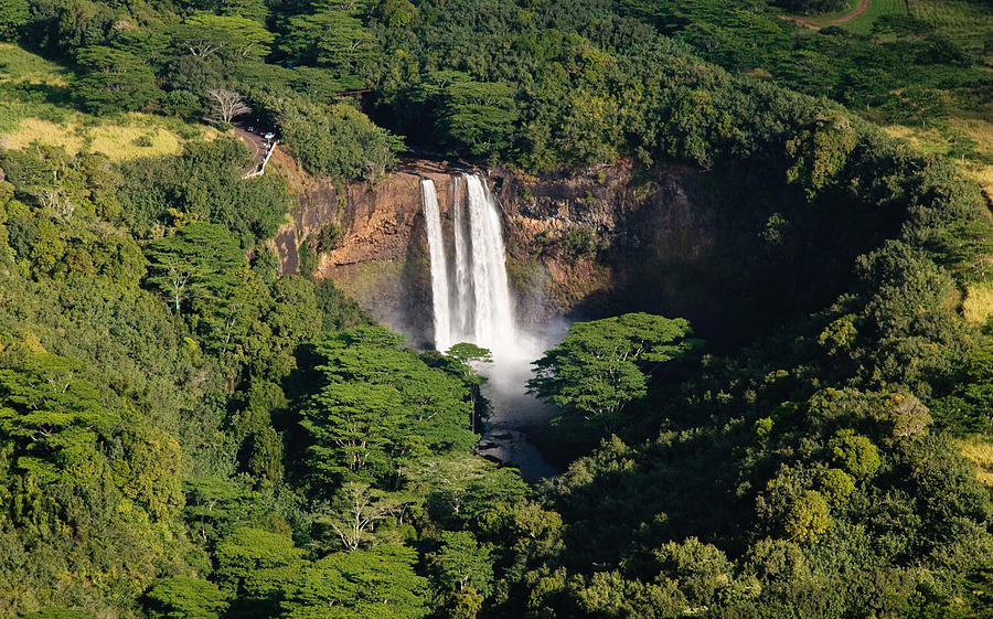 Wailua Falls near Lihue in Kauai Photograph by Steven Heap