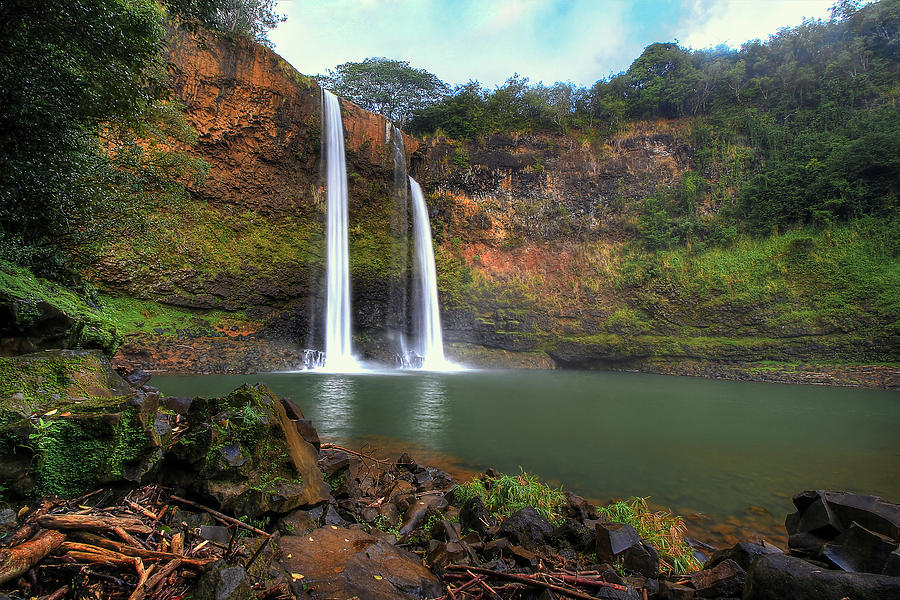 Wailua Falls Photograph - Wailua Falls  by Ryan Smith