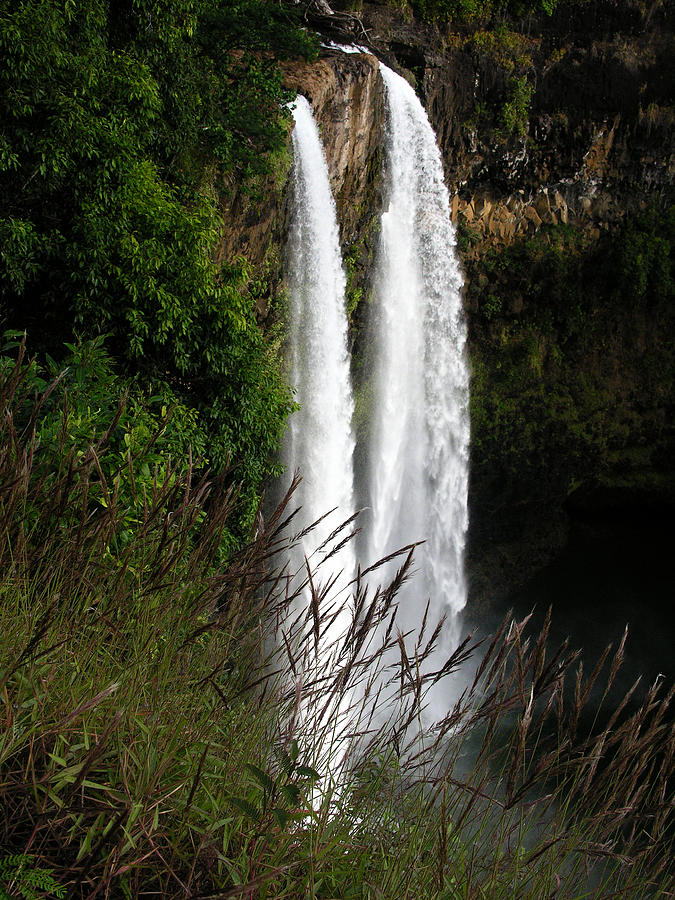 Wailua Waterfall Kauai Photograph by Robert Lozen