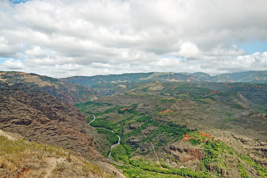Landscape Photograph - Waimea Canyon  Kauai Hawaii by Marek Poplawski