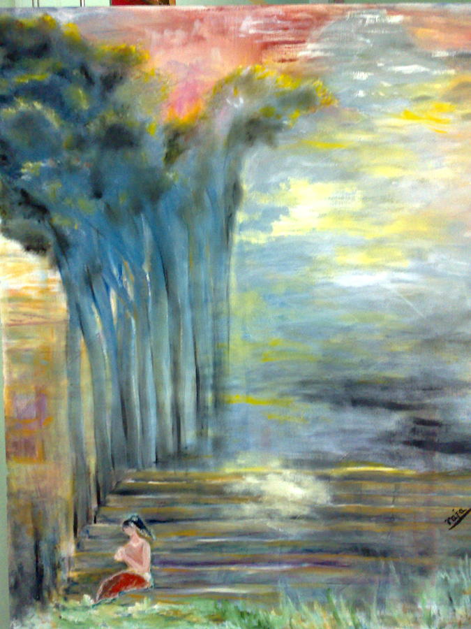 Wait Painting by Subrata Bose