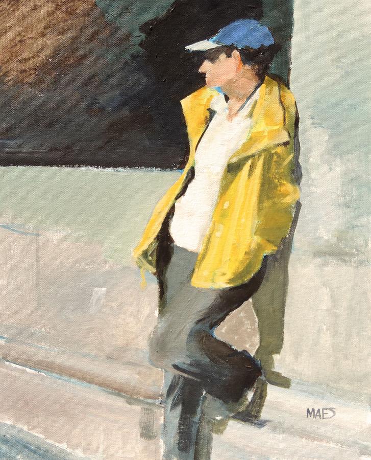 Waiting and watching Painting by Walt Maes