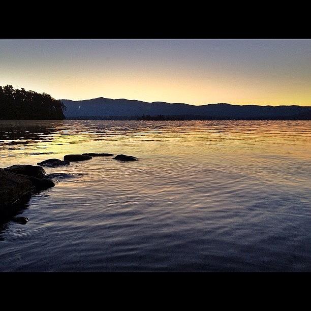 Lake Photograph - Waiting For Sunrise At Lake George, Ny by Craig Szymanski