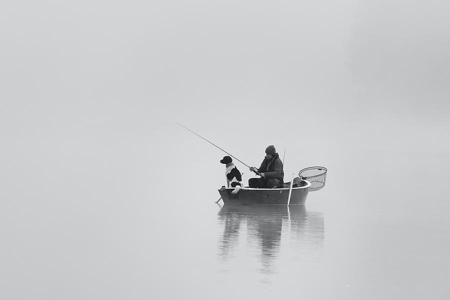 Fish Photograph - Waiting For The Big Catch by Uschi Hermann