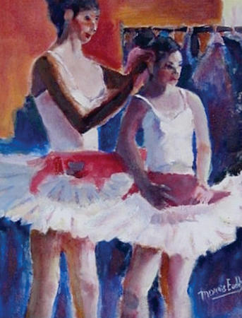 Waiting For The Dance Painting by Morris Eaddy - Fine Art America